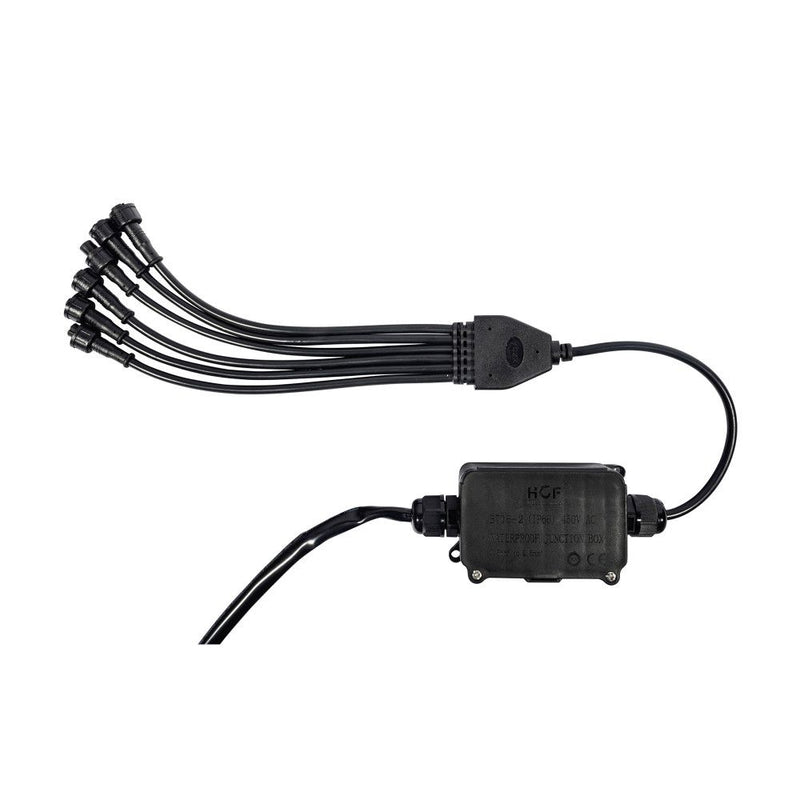KC HiLiTES C-RGB Multi-Color Rock Light Kit, control box and six-way lead