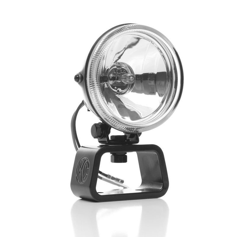 KC HiLiTES Rally 400 4" Halogen Light, Rally 400 light, angled front view