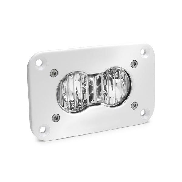 Baja Designs S2 Pro White Flush Mount LED Auxiliary Light Pod, with Wide Cornering pattern, studio photo