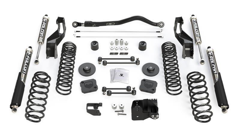 TeraFlex 3.5" Trail Select Adventure Kit with Falcon 2.1 Shocks for 2020-2026 Jeep Gladiator, view 3