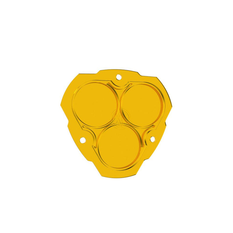 KC HiLiTES FLEX ERA 3 Replacement Lens, performance yellow spot beam replacement lens, front view