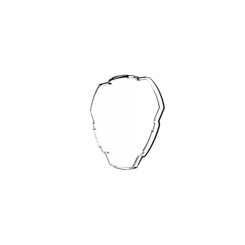 KC HiLiTES FLEX ERA 3 Light Shield & Cover, clear light shield, angled view