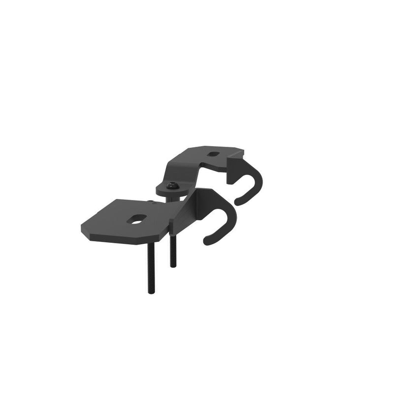 KC HiLiTES A-Pillar Ditch Light Mount Brackets, ditch light brackets, angled view