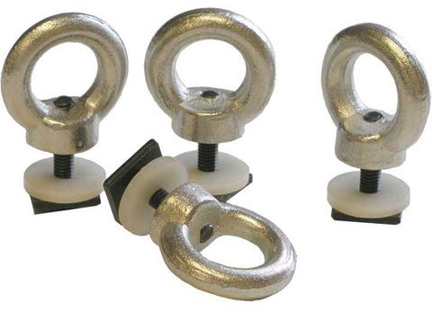 BAK sliding tie-down eye-bolt anchors, set of four, for T-slot rack rails