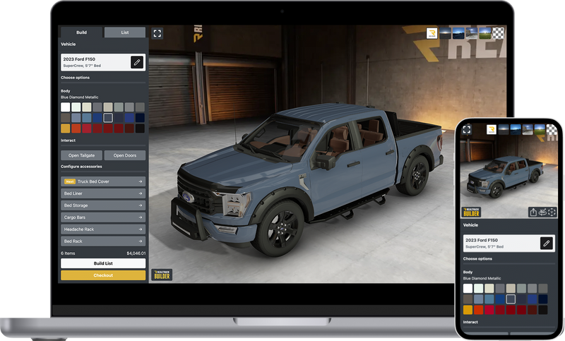BAKFlip F1 Hard Folding Tonneau Cover feature detail