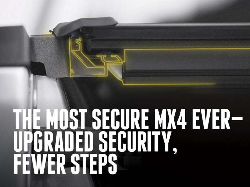 BAKFlip MX4 EZ-Lift upgraded automatic security latch cutaway detail
