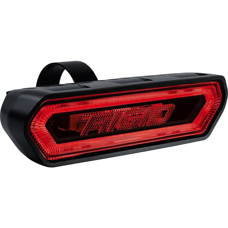 Rigid Chase Pod with red halo lit, front view on white