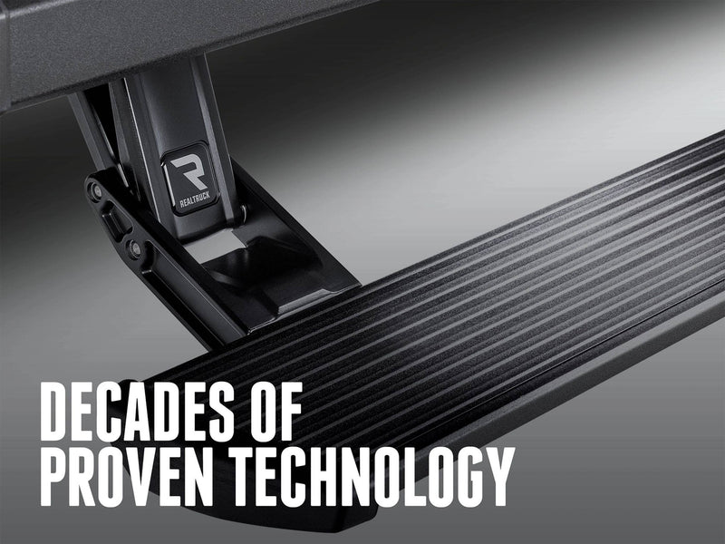 PowerStep XL linkage close-up with the text Decades of Proven Technology