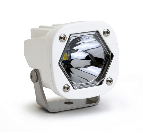 Baja Designs S1 White LED Auxiliary Light Pod, whole product on a studio background