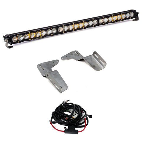 Baja Designs S8 30" Bumper Light Kit, complete kit on a studio background: an S8 light bar