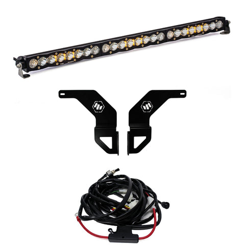 Baja Designs S8 30" Bumper Light Kit, complete kit on a studio background: an S8 light bar