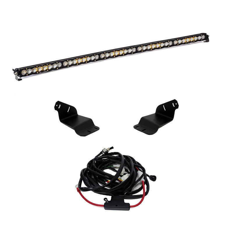 Baja Designs S8 50" Roof Mount Light Kit, complete kit on a studio background: S8 50" light bar