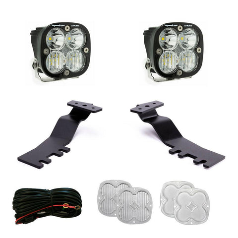 Baja Designs Squadron Sport A-Pillar Kit, complete kit on a studio background