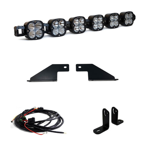 Baja Designs XL Linkable Bumper Light Kit, complete kit on a studio background: six linked XL pods shown