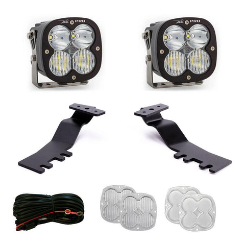 Baja Designs XL Pro A-Pillar Kit, complete kit on a studio background: an XL Pro A-pillar kit