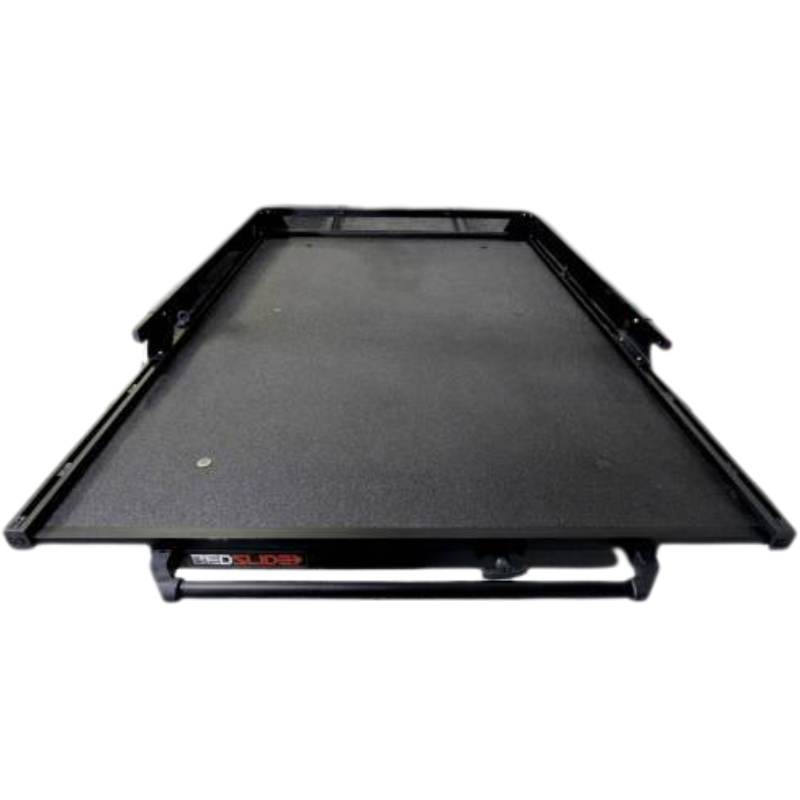 BEDSLIDE 1000 Classic cargo slide in Black Edition finish on a plain white background