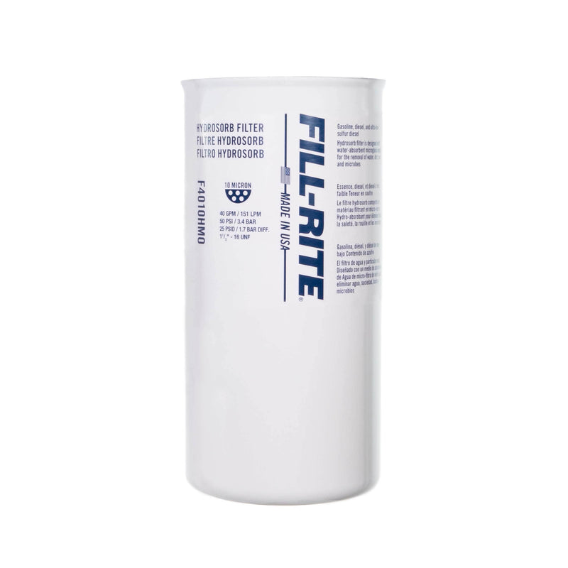 Fill-Rite F4010HM0, spin-on filter canister