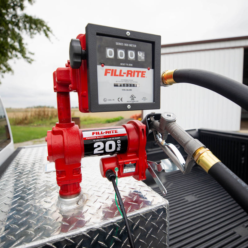 Fill-Rite FR4211H 12V DC 20 GPM Fuel Transfer Pump with Meter & Nozzle image 9