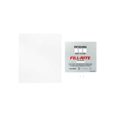 Fill-Rite FR702VRU KIT702VRUFP Replacement Faceplate for Fuel Dispenser image 1