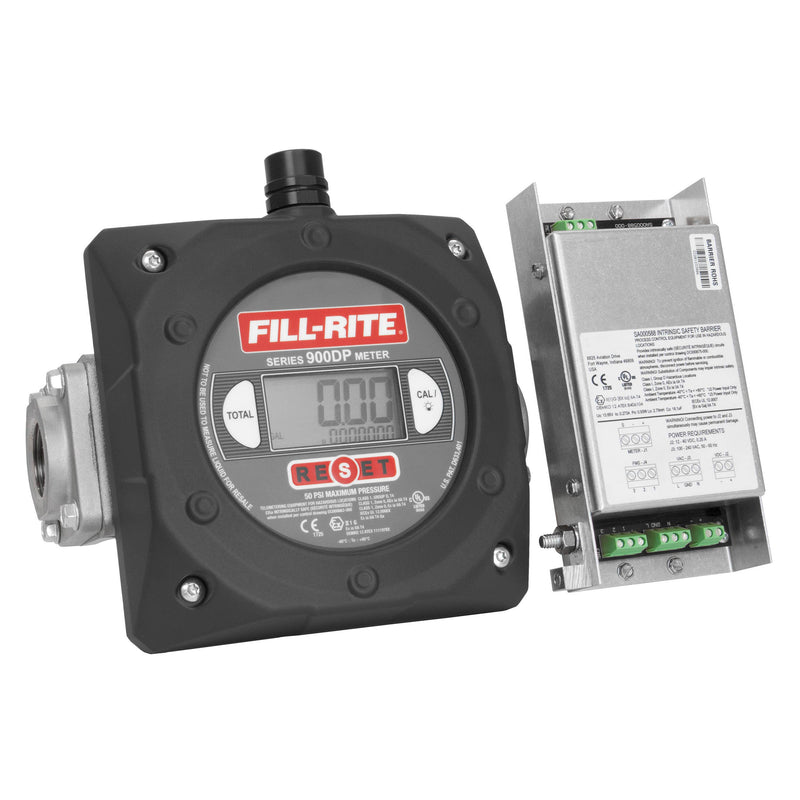 Fill-Rite 900 Series digital meter, studio view
