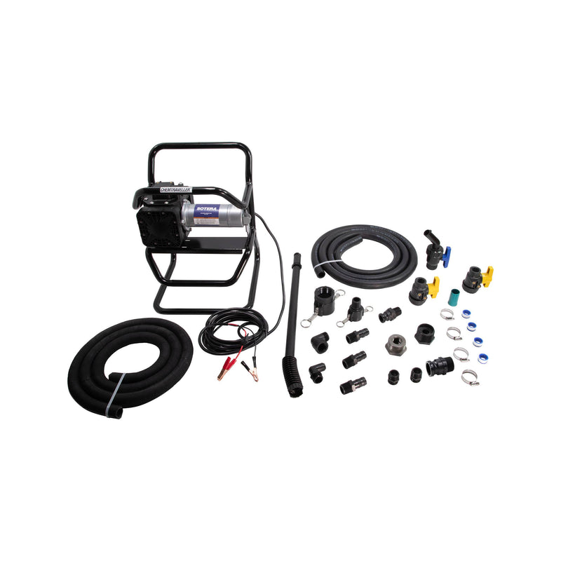 Sotera SS435BX713 12V DC Chemical Transfer Pump, Portable Chemtraveller, front view
