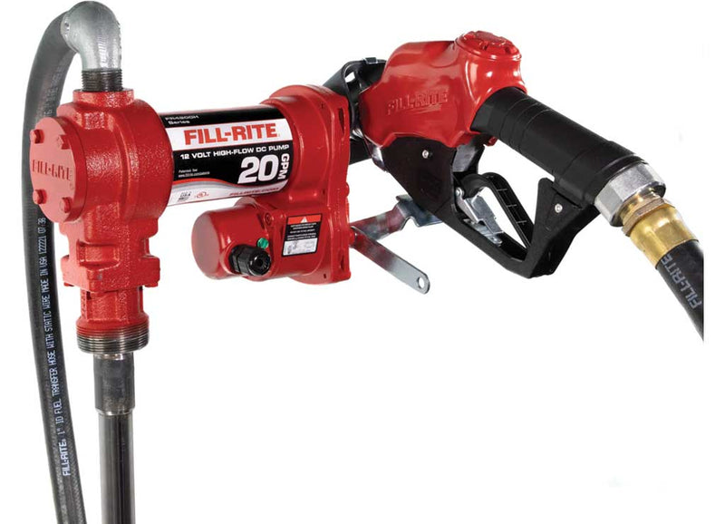 Fill-Rite FR4210HB 12V DC 20 GPM Fuel Transfer Pump With Automatic Nozzle Diesel image 1