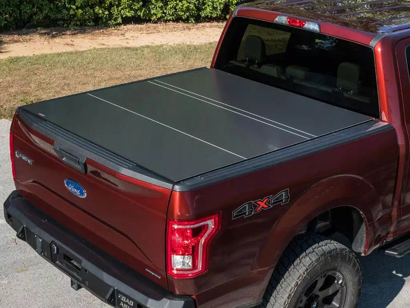 LOMAX Hard Tri-Fold Tonneau Cover for 2017-2026 Honda Ridgeline (5'4" Bed, Urethane Aluminum), view 12