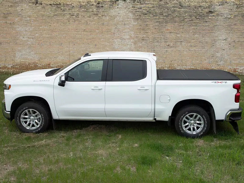 LOMAX Professional Hard Tri-Fold Tonneau Cover, view 2