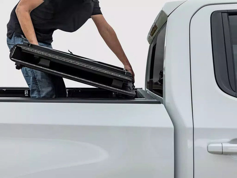 LOMAX Professional Hard Tri-Fold Tonneau Cover, view 10