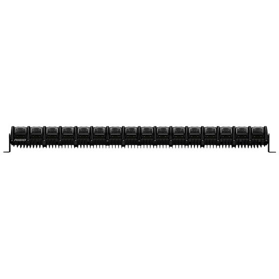 Rigid Adapt 40" on a studio background: A black Rigid Adapt 40" light bar with end brackets on a white background