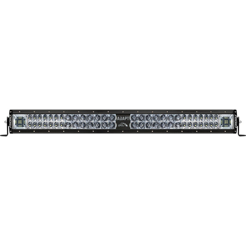 Rigid Adapt E-Series 30" on a studio background: A Rigid Adapt E-Series 30" light bar with end brackets on a white background