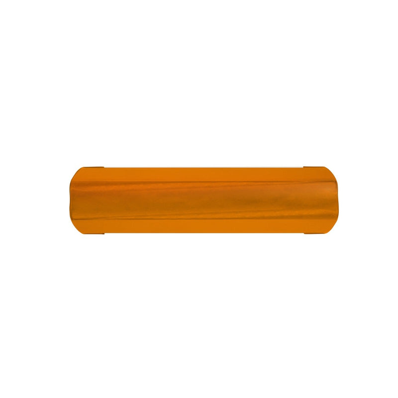 Rigid Revolve Bar Cover Amber: single amber snap-on cover for the Revolve bar, on white