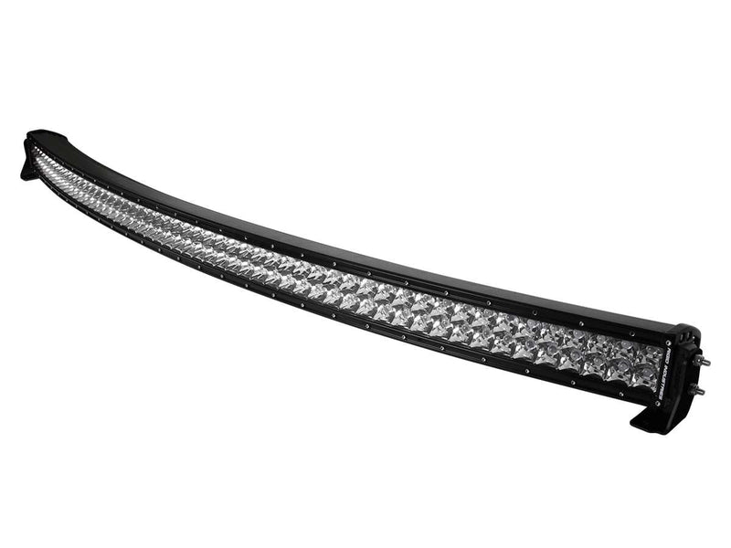 Rigid RDS-Series PRO 54" Spot curved light bar, angled view on white