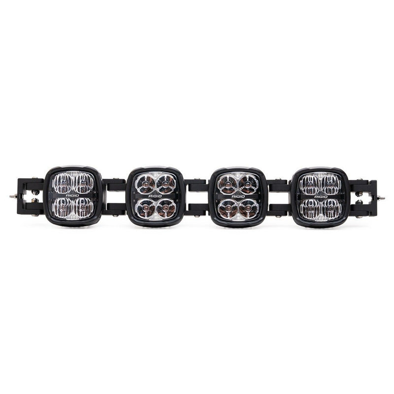 Rigid Phoenix 30" Connect Bar on a studio background: straight-on view of a four-pod connect bar with quad reflector optics on white