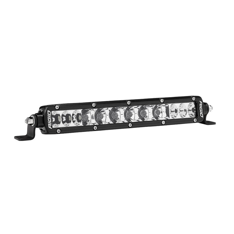 Rigid SR-Series PRO 10" Spot/Drive Combo on a studio background: A Rigid SR-Series PRO 10" spot and driving combo LED light bar on a white background