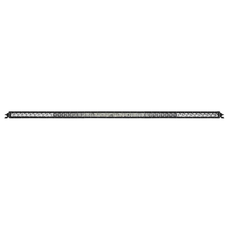 Rigid SR-Series PRO 50" Spot/Flood Combo on a studio background: single black SR-Series PRO straight LED light bar, about 50", spot and flood combo optics, on white