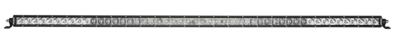 Rigid SR-Series PRO 50" Spot/Flood Combo on a studio background: single black SR-Series PRO straight LED light bar, about 50", combo optics, on white, wide banner crop