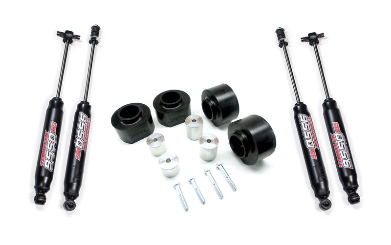 TeraFlex performance spacer lift kit with four 9550 VSS twin-tube shocks