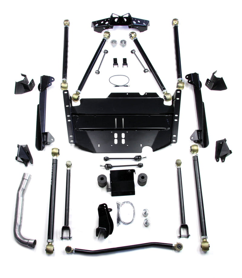 TeraFlex Pro LCG coilover lift kit, no springs on a white background