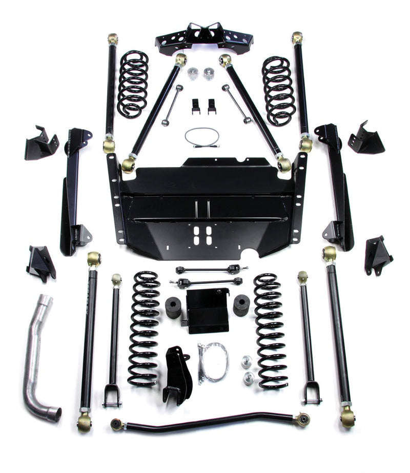 TeraFlex Pro LCG long arm suspension system without shocks on a white background