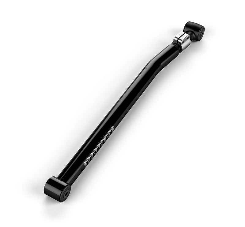TeraFlex Alpine front lower long control arm, passenger side on a white background