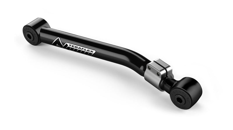 TeraFlex Alpine rear upper control arm, driver side on a white background