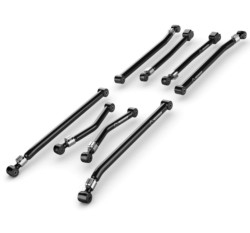 TeraFlex Alpine complete 8 adjustable long control arm kit on a white background