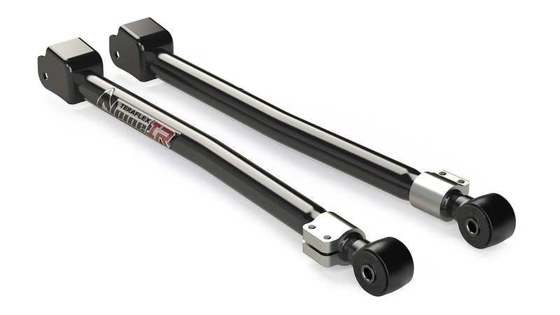 TeraFlex Alpine IR long control arm kit, front upper adjustable (3-6" lift) on a white background