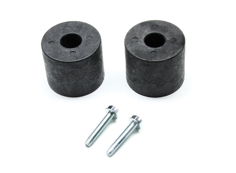 TeraFlex 2.25" Bump Stop Strike Pad Kit, Front Lower (Lift: JK 4"-6" & TJ 3"-4") on a white background