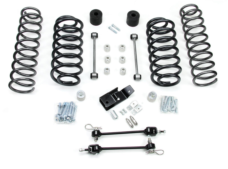 TeraFlex 3" Coil Spring Base Lift Kit with Quick Disconnects, No Shocks on a white background