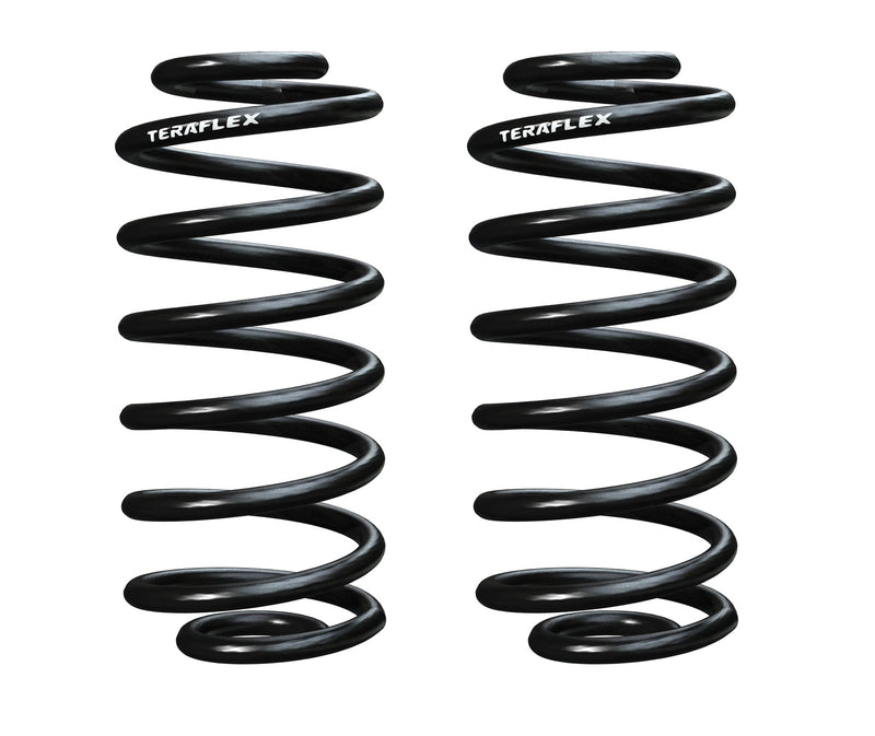 TeraFlex rear lift coil springs, pair, on a white background