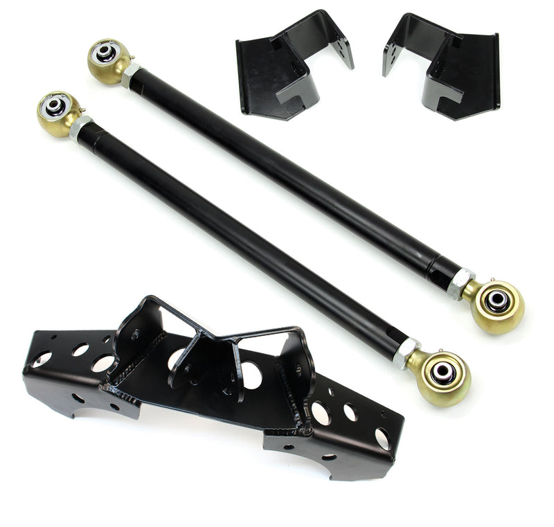 TeraFlex Pro LCG 4-link long control arm and bracket kit, rear upper, on a white background