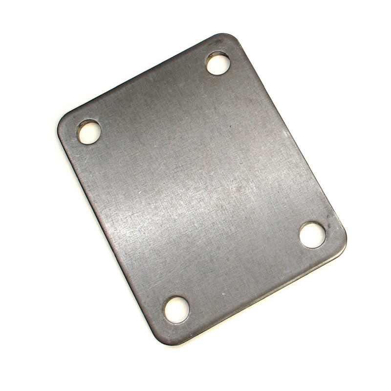 TeraFlex steel roll cage anchor plate with four holes on a white background