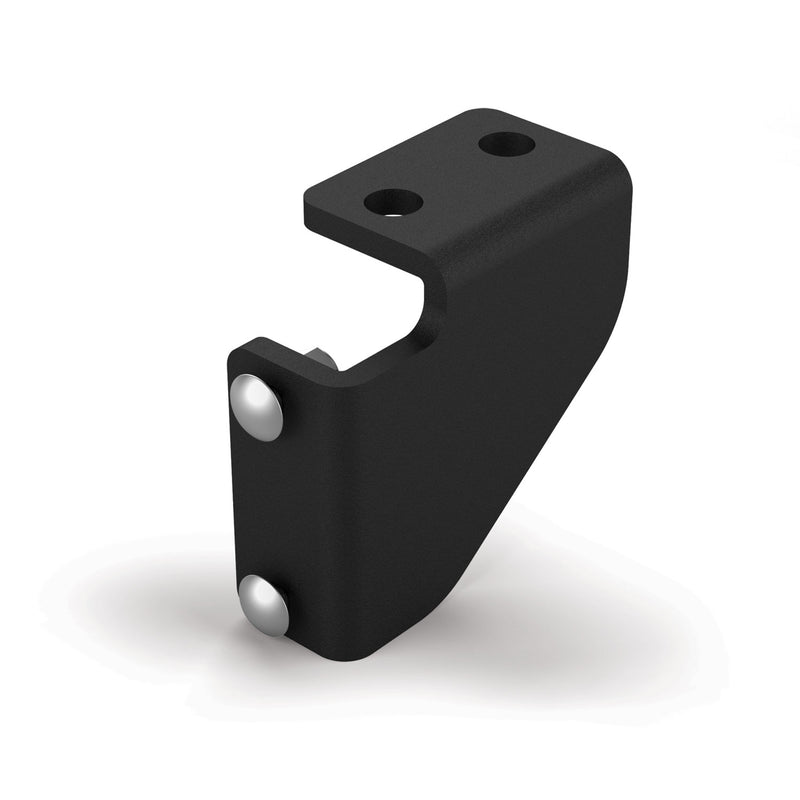 Black TeraFlex Alta CB antenna mount bracket on a white background